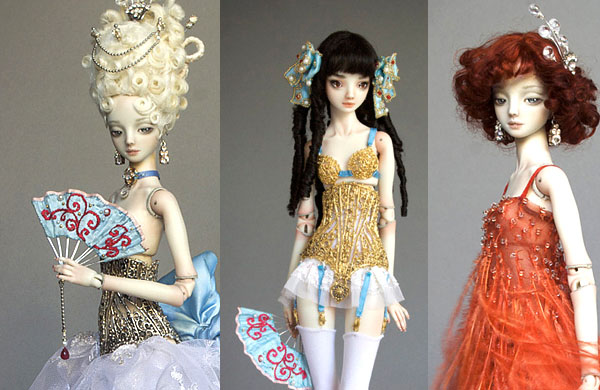 Dolls of Porcelain Beauties by Marina Bychkova - Inspiring Collection